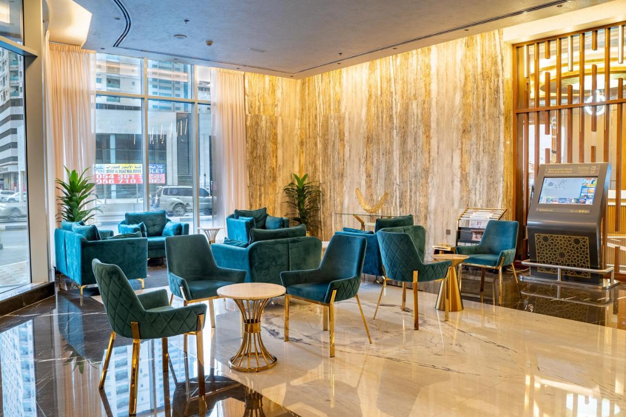 Luxe Grand Hotel Apartments Шарджа Экстерьер фото Lobby